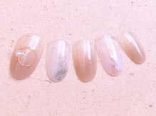 ピーチポット/【上品シンプルアート付7900円】