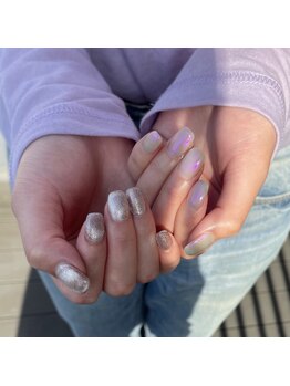 マグネットとミラーの組み合わせ