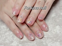 フォルトゥーナ 神田(Fortuna)/ブライダル　前撮り押し花ネイル