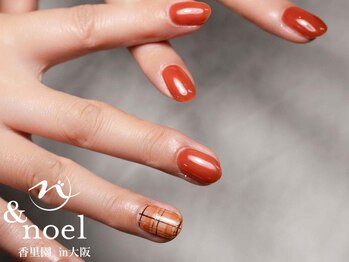 ノエル(Noel)/シンプルベージュ秋冬チェック柄