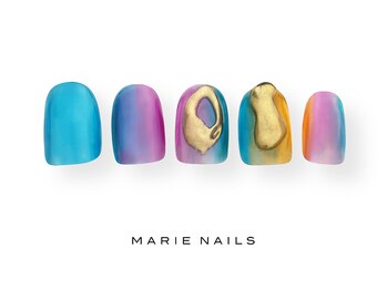 マリーネイルズ 横浜店(MARIE NAILS)/定額￥7,700　縦グラ &nbsp;0926d