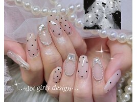 ドットネイル フレンチ