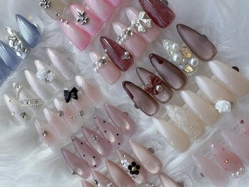 Re:eight nail【リエイトネイル】の写真/[ワンホン定額コース]ワンホンデザインに自信あり!豊富なサンプルから選べる*デザインに迷う方にもオススメ