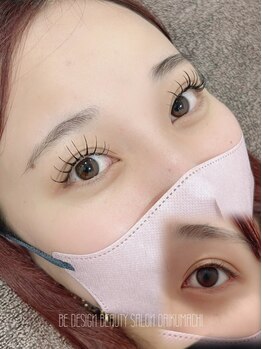 ビーデザイン ダイクマチ(BE DESIGN DAIKUMACHI)の写真/【あなたの顔立ちに合ったデザインに！】目の形に合わせて一本一本デザインするからナチュラルに盛れる