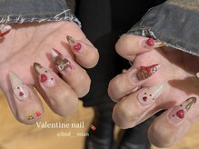リンドネイル バイ モカ アンド ララ(Lind nail by moca and LaLa)/【mian】バレンタインネイル