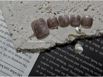 大人ニュアンスフットネイル