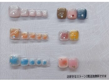 静岡店限定フットネイル★2