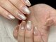 Eclat【エクラ】nail 三宮　フィルイン/マグネットネイルの写真/透明感を引き出す、ちゅるん艶ネイル。三宮／フィルイン/ネイル/マグネット／ワンカラー/定額制／オフのみ