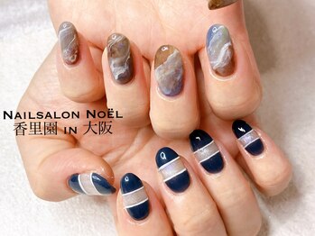 ノエル(Noel)/アシメ☆地層ネイル