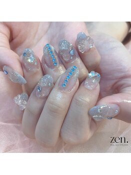 ゼン(zen.)/ブルーチェーンネイル