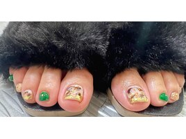 持ち込みデザインべっ甲ネイル