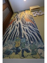 アーツカイロプラクティックさぎぬま/当院自慢の北斎の滝の絵