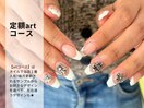 白フレンチ＋パーツ☆