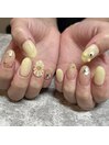 くまネイル♪お花ネイル♪