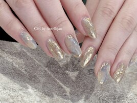 ニュアンス上品ネイル