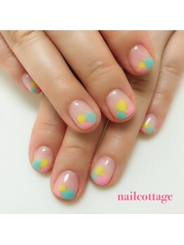 ネイルコテージ(Nail cottage)/パステルニュアンスネイル
