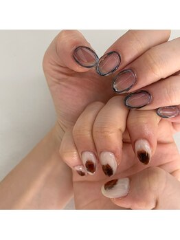 Mネイルアンドカフェ シェレステ/個性派ネイル★