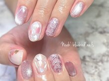 ノアブルーバードネイルズ(Noah' bluebird .nails)/和柄で大人っぽく