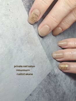 プライベート ネイルサロン マーマ(murmur)/シンプルネイル