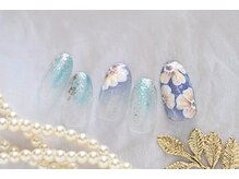 ネイルサロンアンドスクール ミュー(Nail Salon & school mieux)/フラワーネイル