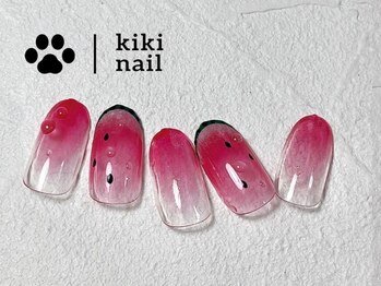 キキネイル たまプラーザ店(kikinail)/夏デザイン/スイカネイル