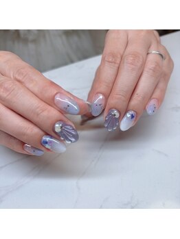 エンズネイル(O’s nail)/マーメイドネイル