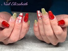 ネイルエリザベス(Nail Elizabeth)/バレンタインアクリルスカルプ　