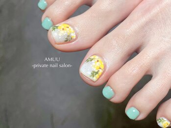 アミュー(AMUU)/ミモザネイル