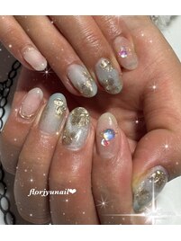 ニュアンスフラワーnail