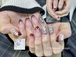クリスマスネイル