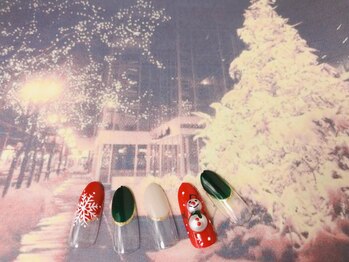 ネイルサロン&スクール ジーナ(GINA)/雪だるまネイル