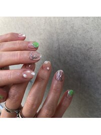 ポイントグリーンデザイン☆