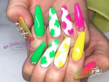 アン ジョーヌドラゴ/【ロングネイル】ネオンアート