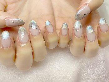 アルティノ ネイル ガーデン(altino nail garden)/マグネット×グラデーション