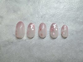 グラデーションさくらネイル☆