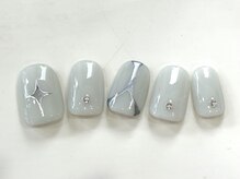 ネイルメゾン 天神店(NAIL MAISON)/メタリックアート韓国¥7000