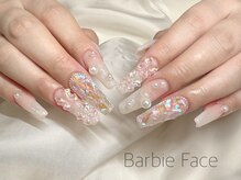 バービーフェイス 恵比寿(Barbie Face)の雰囲気（ワンホン 韓国ネイル 大人可愛い  付け放題 スカルプ リボン）