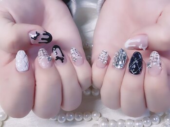 キラキラネイル 川口 南鳩ヶ谷店/ツイードネイル