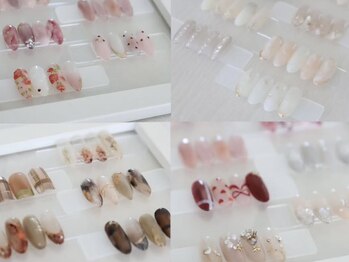 リノ(rino)の写真/毎月悩むほどの豊富な定額メニューは季節毎に新しくなる！ハイセンスなデザインで理想の指先を演出♪