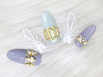 アンジェヴォーグ 名古屋本店(Angevogue)/シャビー　扇レース