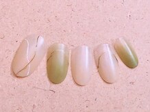 ピーチポット/【上品シンプルアート付7900円】