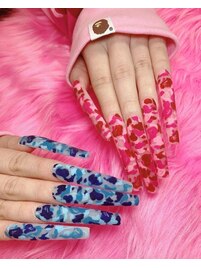A BATHING APE nails