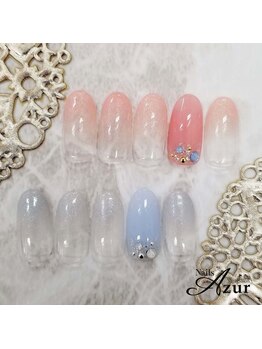 ネイルズアジュール アピタ新潟西店(Nailz Azur)/ハンド　定額デザインAコース