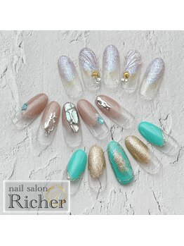 エスフィーネイルサロン リシェル(Esfy nailsalon Richer)/2024,7月 定額デザイン