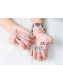 長さ出しのできるサロン