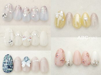 ABCネイル 町田マルイ店の写真/【お得なキャンペーン実施中!】大人可愛い&上品シンプルなデザインが7デザイン♪期間中は何度でも利用可!