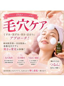 リッシュ 骨盤革命(RICHE.)の写真/毛穴ケアを根本的に出来るサロン！美白ケアで理想の明るい素肌を育む贅沢時間