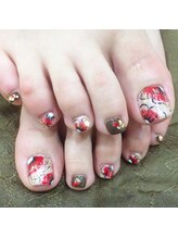 ネイルサロン ディーバ ギンザ(Nail salon Diva GINZA)/フットフラワーネイル
