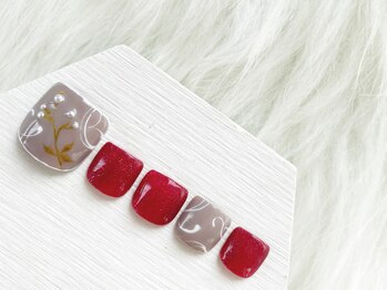 スリー(THREE)/Nov,2020/nail design