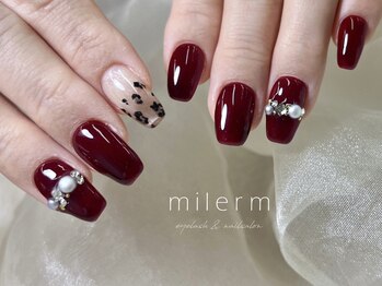 ミレーム(milerm)/レオパード×ボルドー